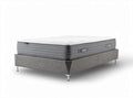 Memory foam mattress 200 x 160 x 30cm with removable cover and support base
