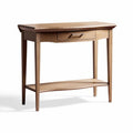 Wooden console table with one drawer and lower shelf 90 x 40 x 75cm